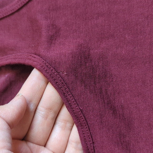 ATHLETA Wine Yoga Top - Picture 3 of 5